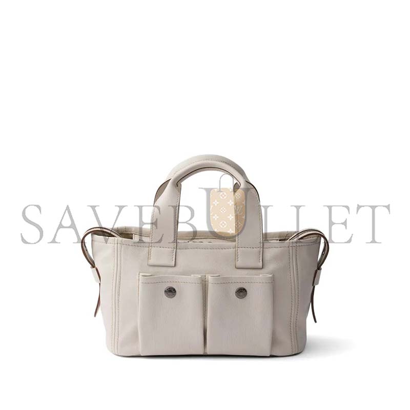 PRADA ROUTE MEDIUM LEATHER HANDBAG 1BG660 (28*21*13cm)